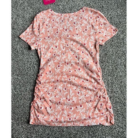 NWT Isabel Maternity women's floral print short sleeve shirt size small - Picture 7 of 7